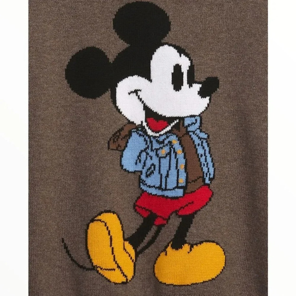 GAP Kids | Brown Heather | DISNEY MICKEY MOUSE SWEATER - Picture 3 of 5